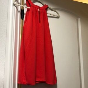 Coral High Neck Tunic